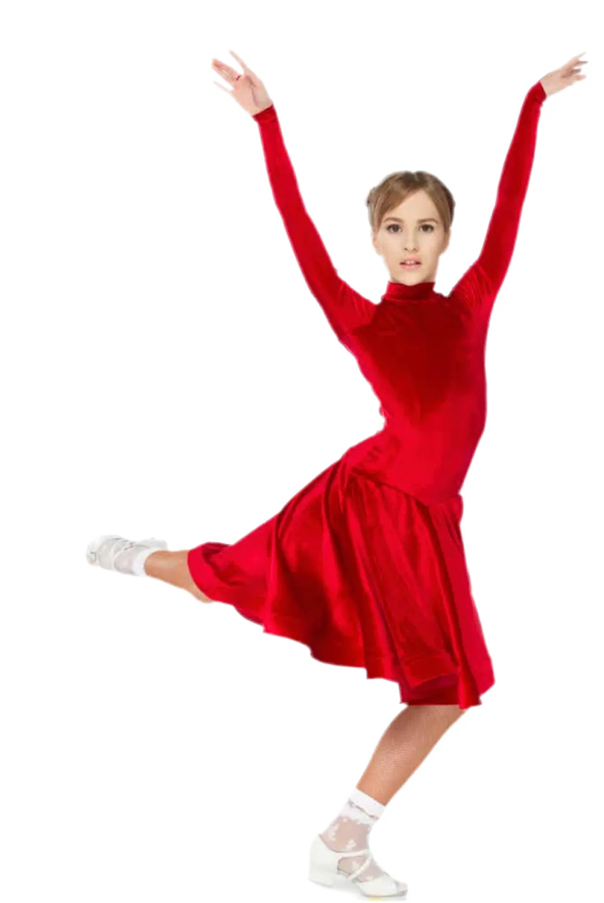 Juvenile Red Velvet Dress