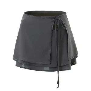 Kaia Wrap Mini Skirt