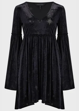 Killstar Coma Mini Dress Black
