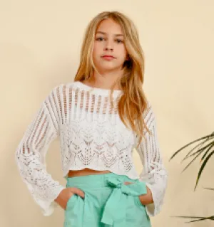 Knit Cropped Sweater