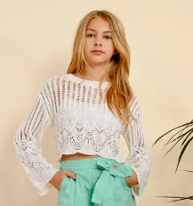 Knit Cropped Sweater