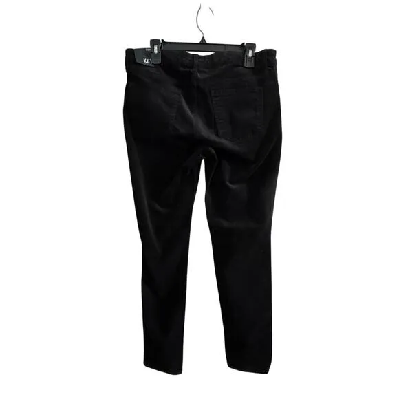 KUT FROM THE KLOTH NWT $99 Diana Skinny Black Corduroy Pants