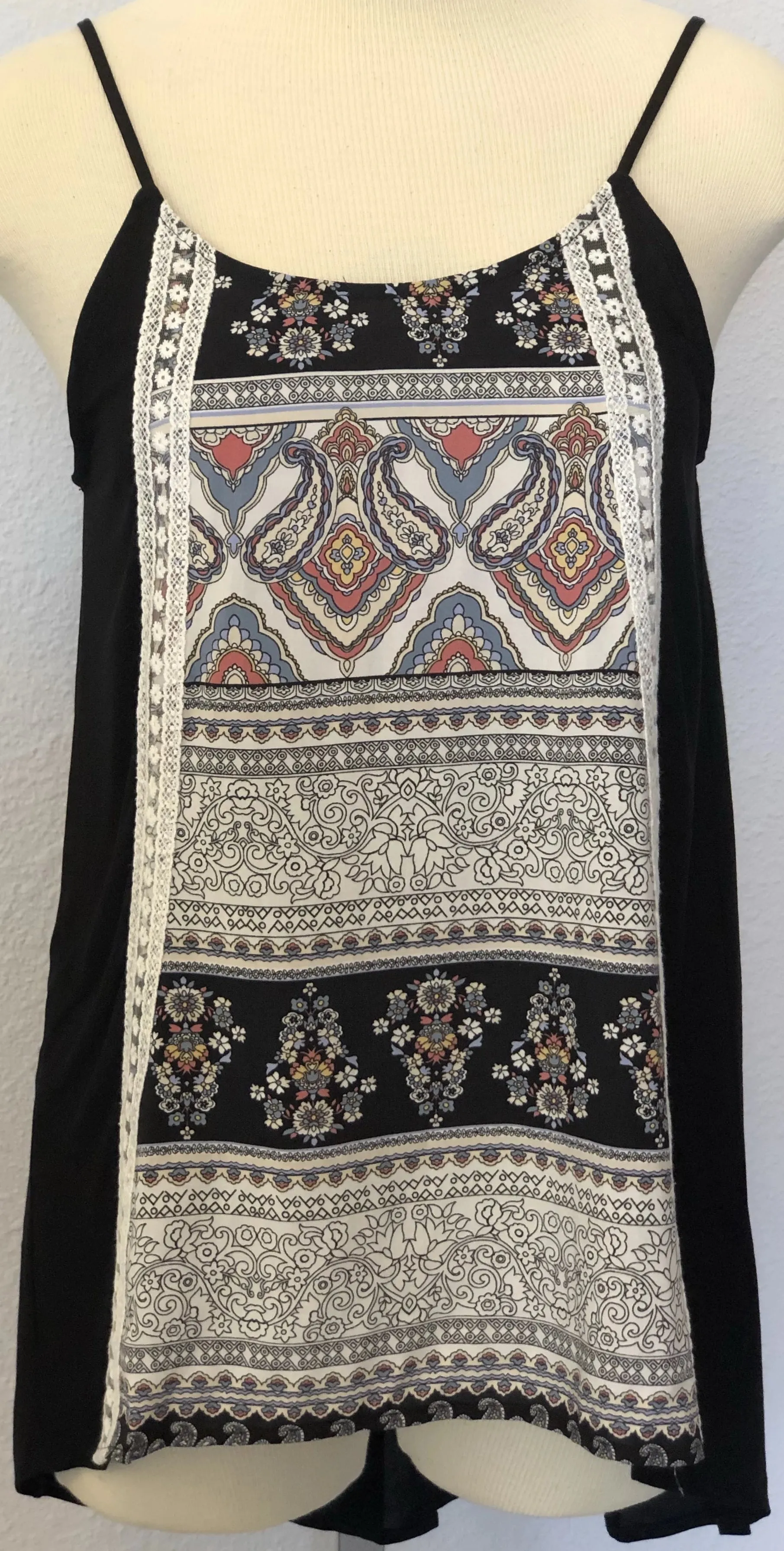 LACE FRONT CAMI TOP