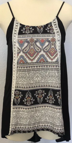 LACE FRONT CAMI TOP