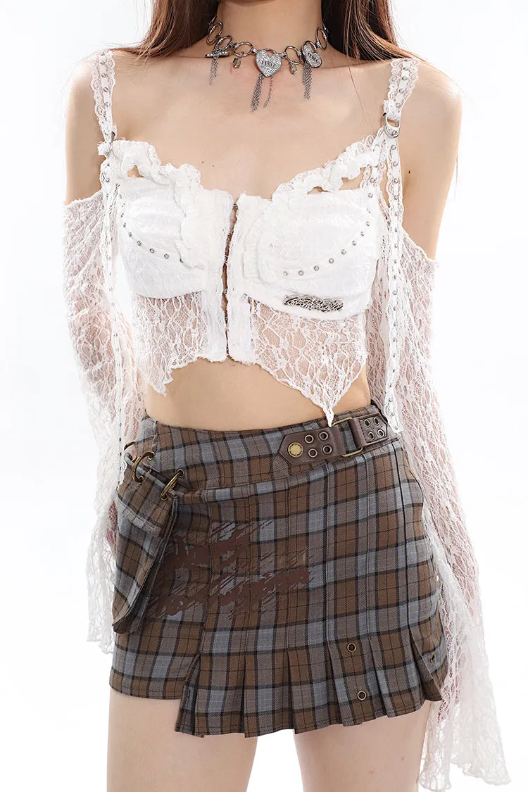 Lace Off Shoulder Bell Sleeve Top
