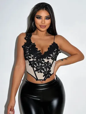 Lace Sexy Corset Tops