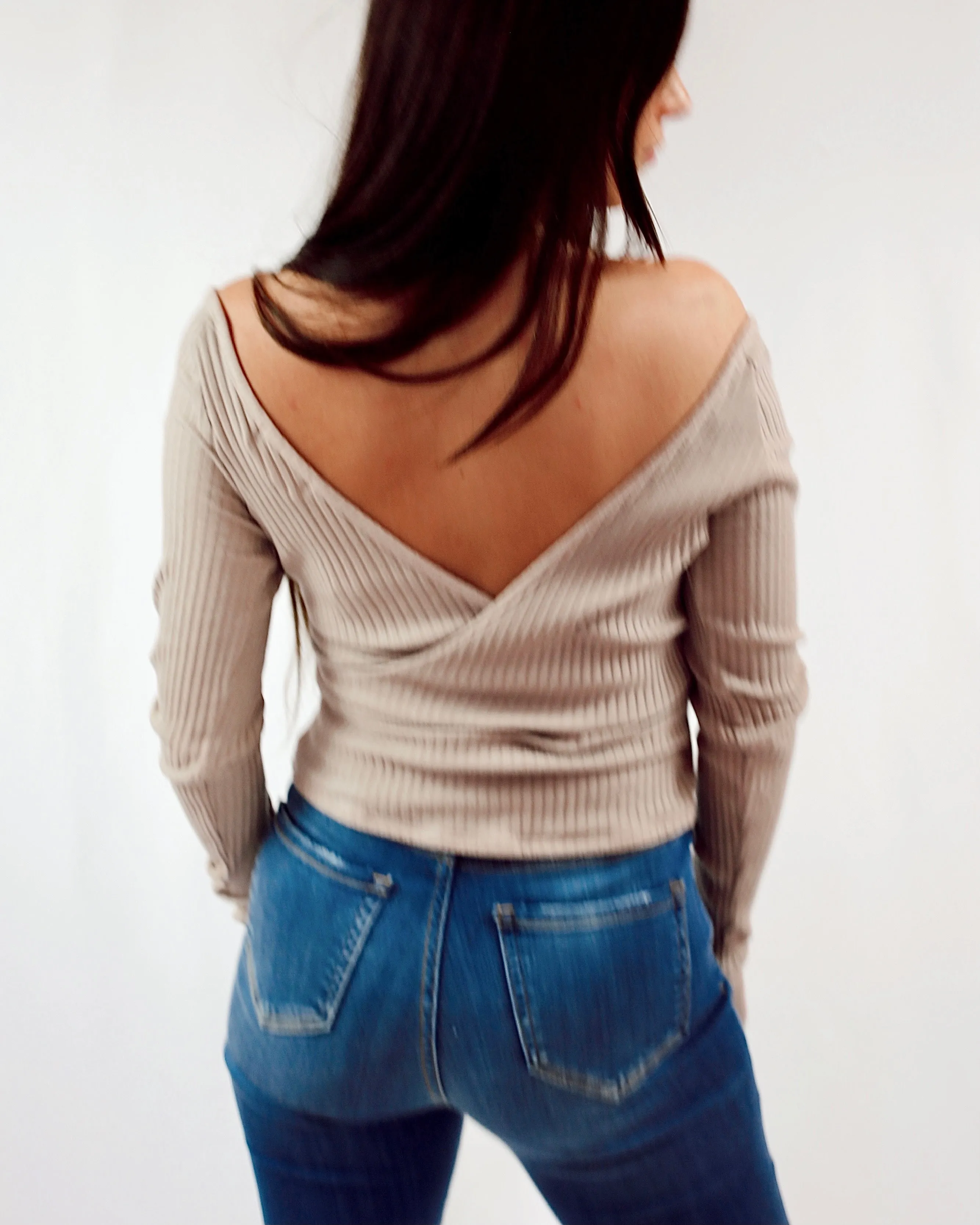 Lily Long Sleeve Wrap Top