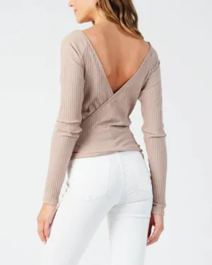Lily Long Sleeve Wrap Top