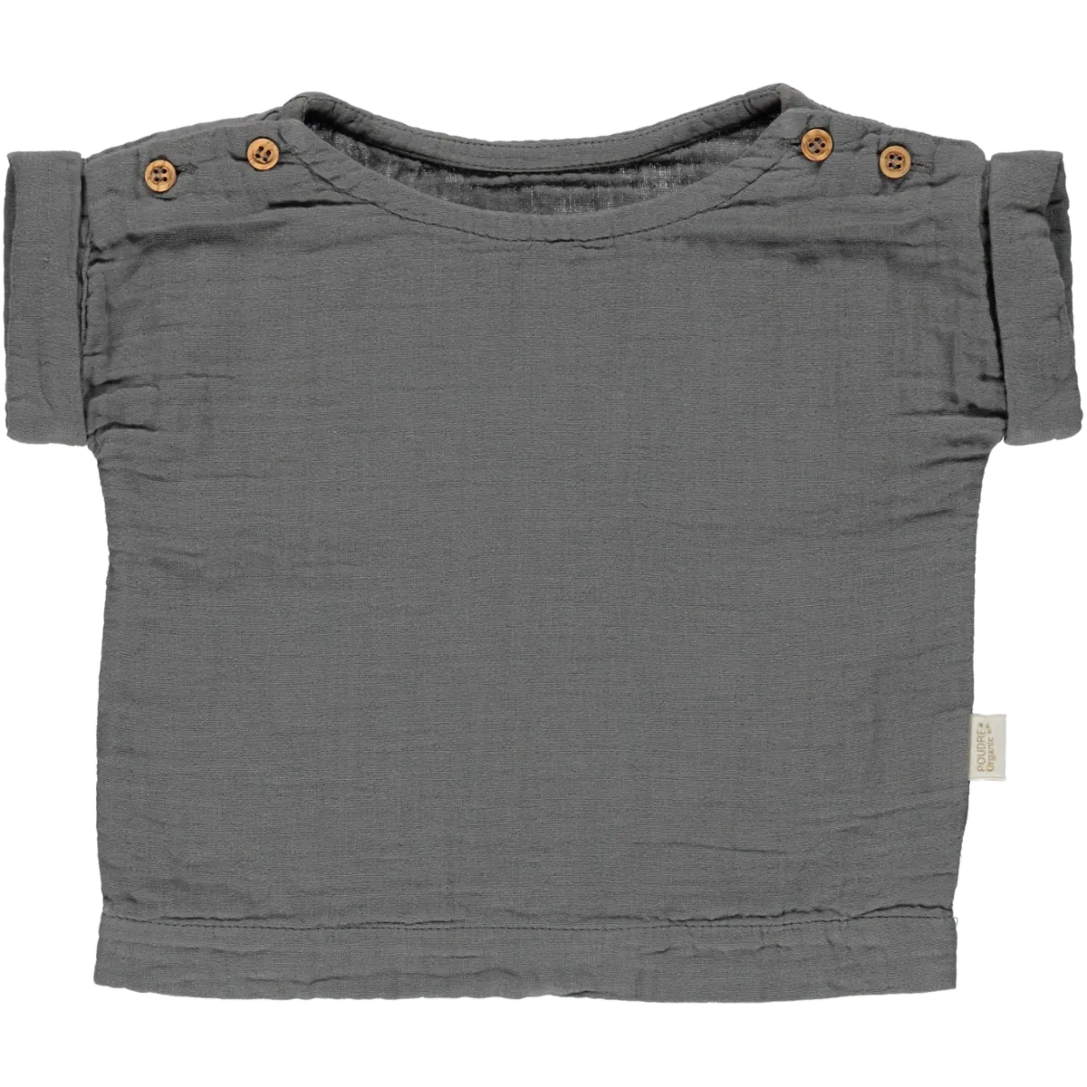 Lin Blouse in Iron Gate (Organic Cotton)