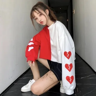 Love long sleeve t-shirt KF25053