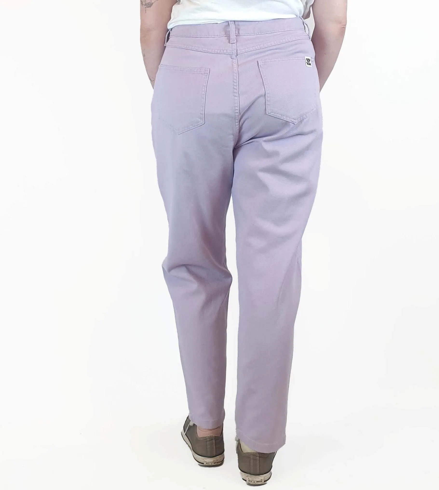 Lucy & Yak purple straight leg jeans size W32 / AU 12-14