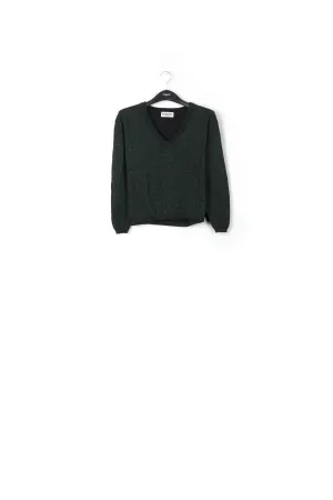 Lurex plaited sweater