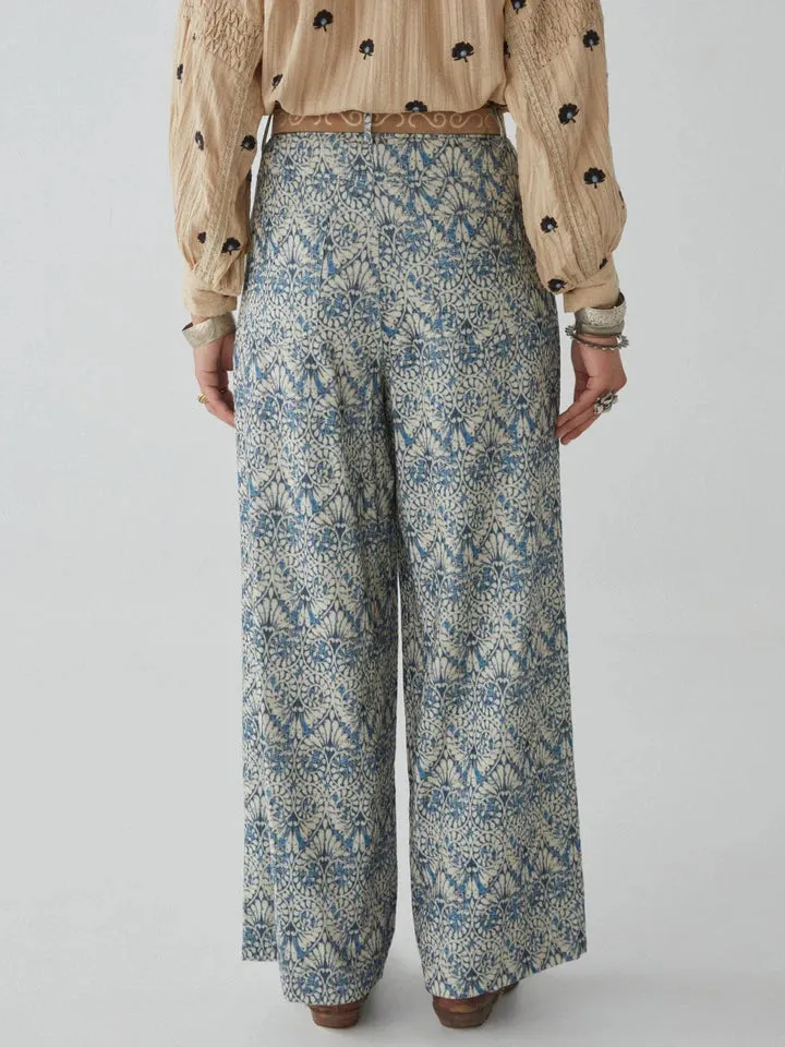 MAISON HOTEL Pepa Pant in Lapis Lazuli