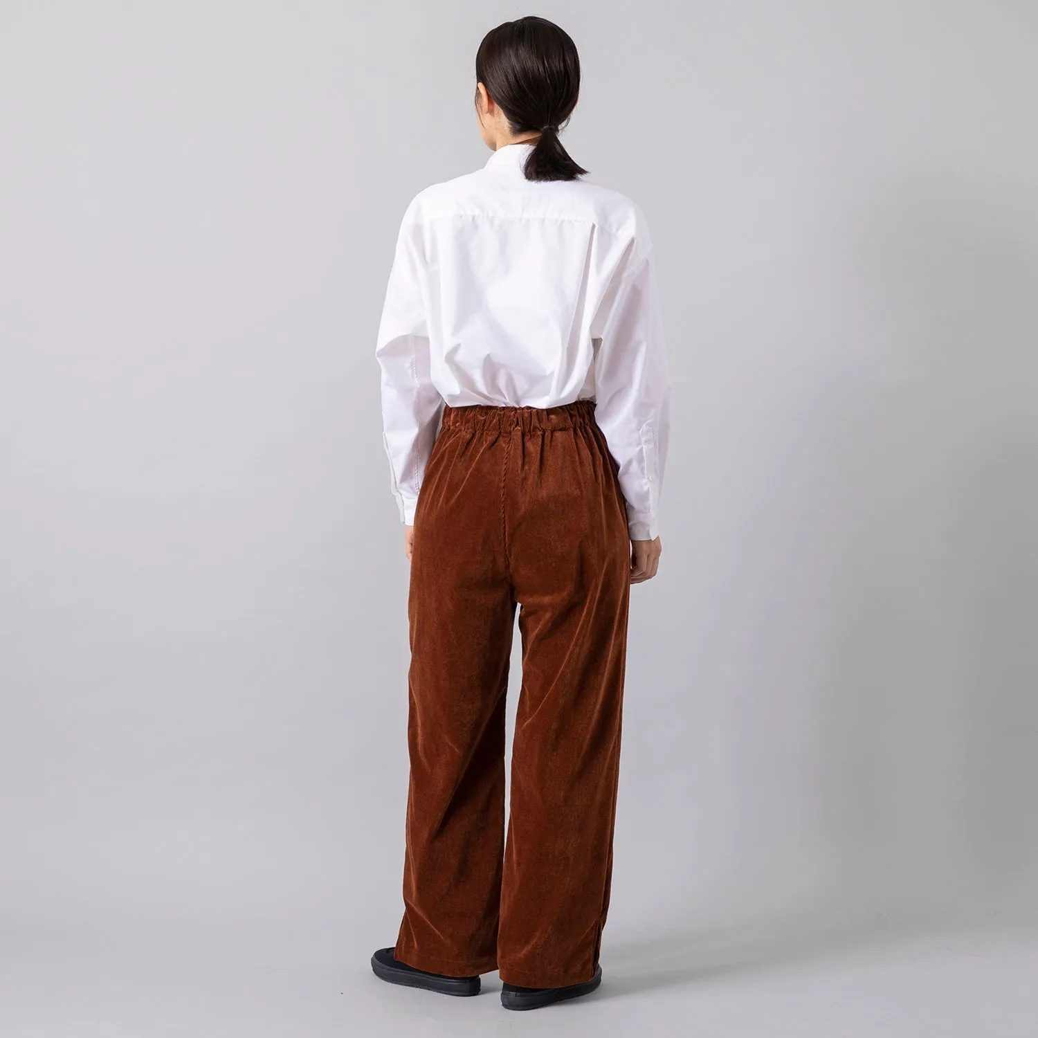 MANON | マノン　SIDE SLIT EASY CORDUROY PANTS