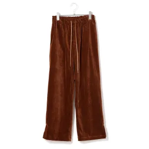 MANON | マノン　SIDE SLIT EASY CORDUROY PANTS