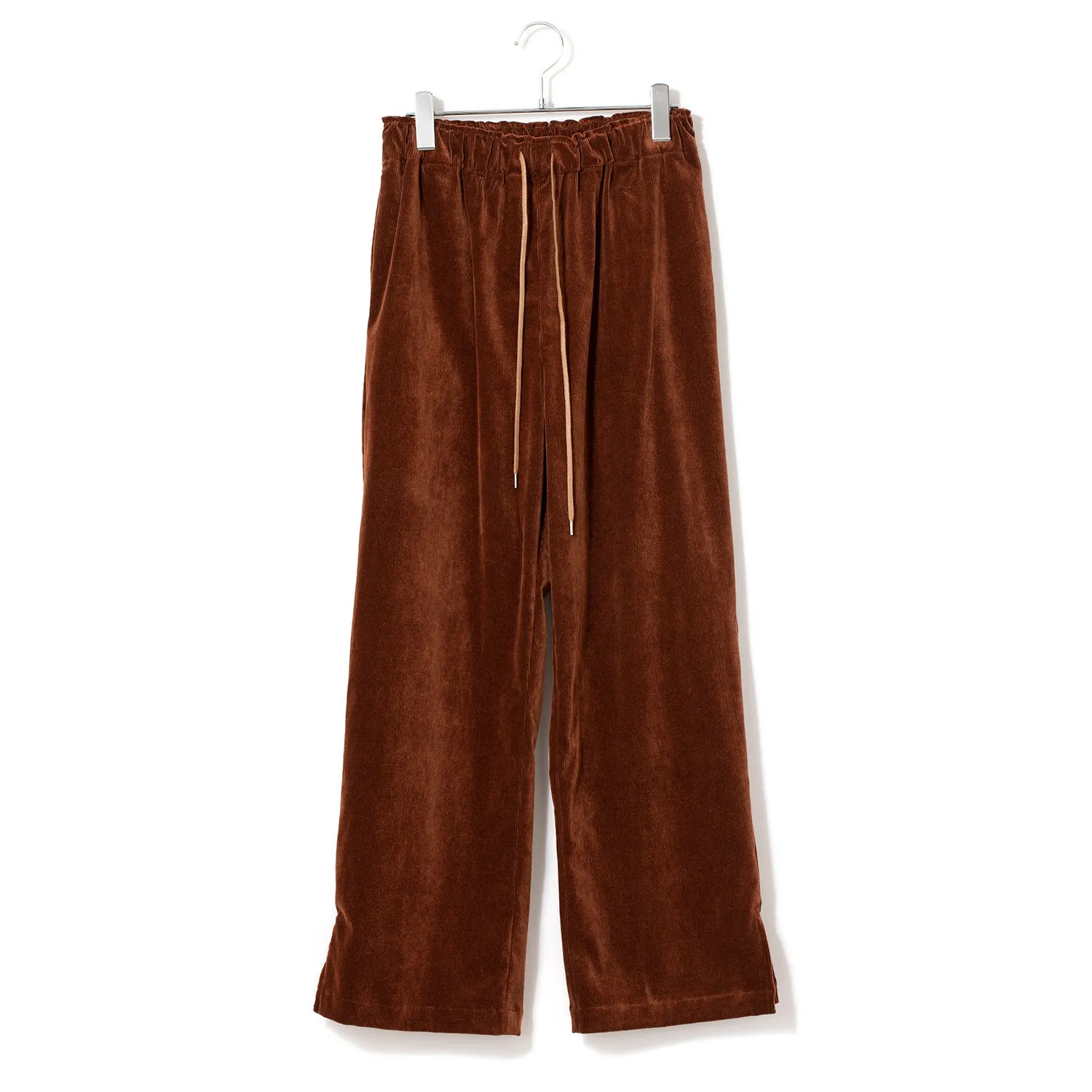 MANON | マノン　SIDE SLIT EASY CORDUROY PANTS