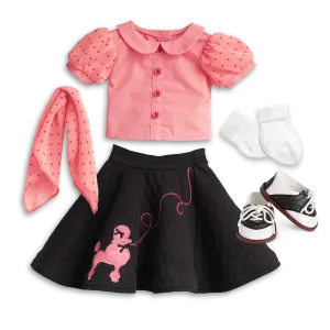 Maryellen's™ Poodle Skirt Outfit for 18-inch Dolls