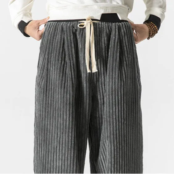Masaaki | Unique Corduroy Pants