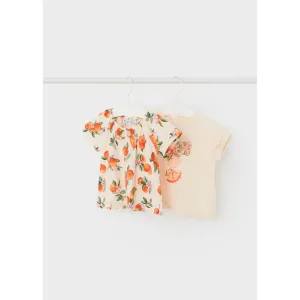 Mayoral Short Sleeve Baby Girl Tees