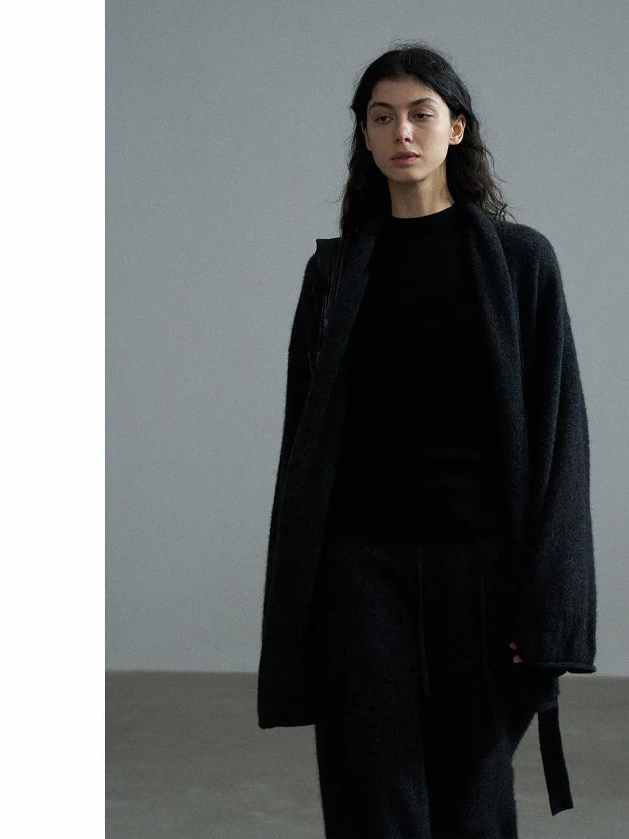 Medium and Long Knit Cardigan