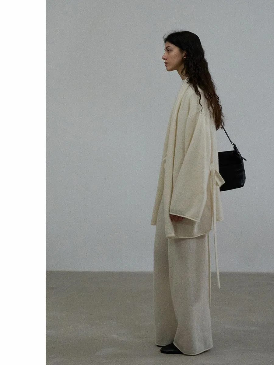 Medium and Long Knit Cardigan
