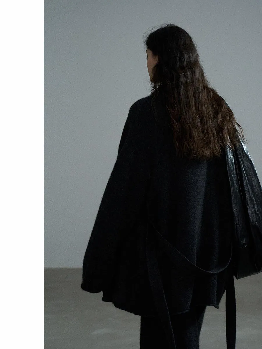 Medium and Long Knit Cardigan
