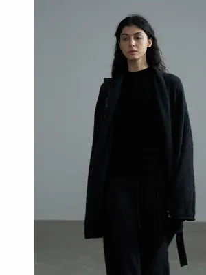 Medium and Long Knit Cardigan