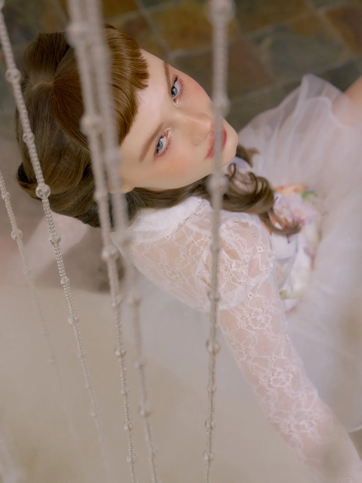 Mellow petal tops and shorts and high neck lace tops