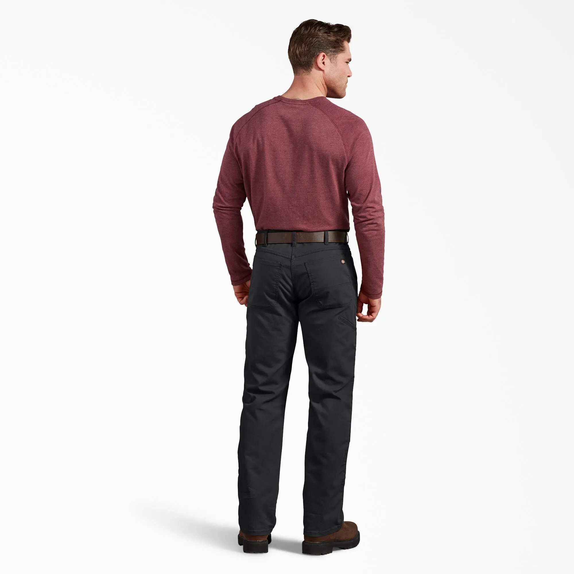 Men's Double Knee Pant DP903 - Stonewashed Black