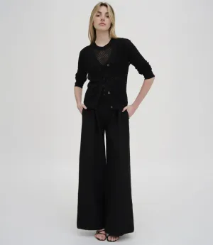 MESH POINTELLE CARDIGAN