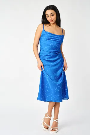 Micro Polka Dot Slip Dress