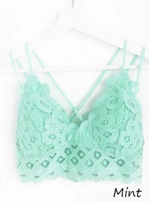 Mint Lace Bralette