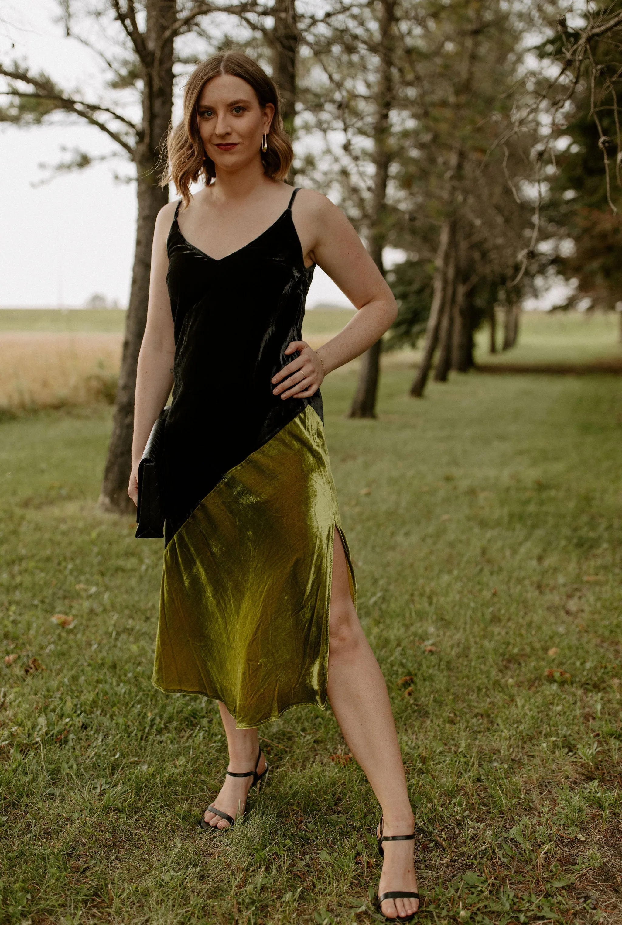 MISFIT ITEM - The Engy Velvet Dress by FRNCH // Size L