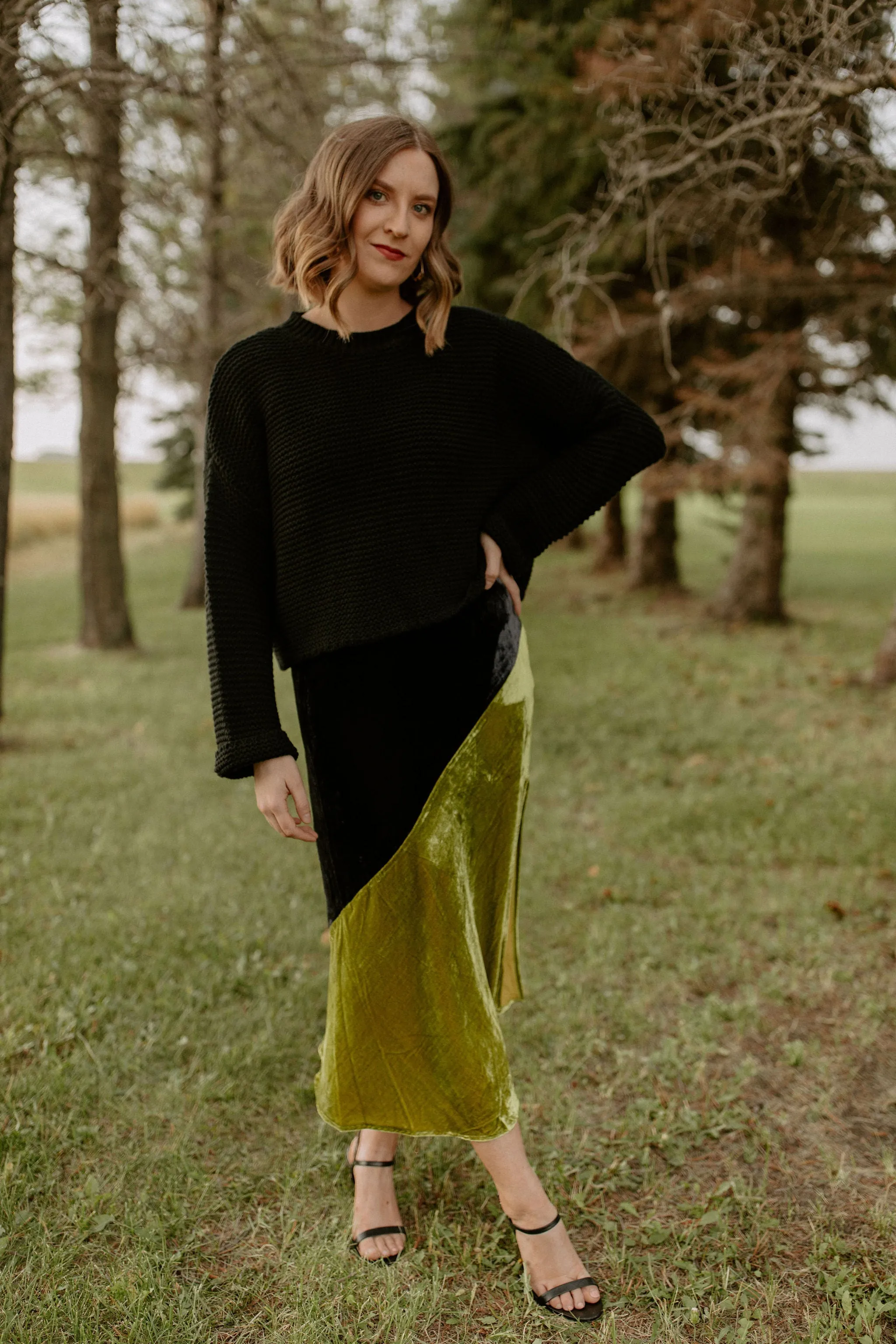 MISFIT ITEM - The Engy Velvet Dress by FRNCH // Size L