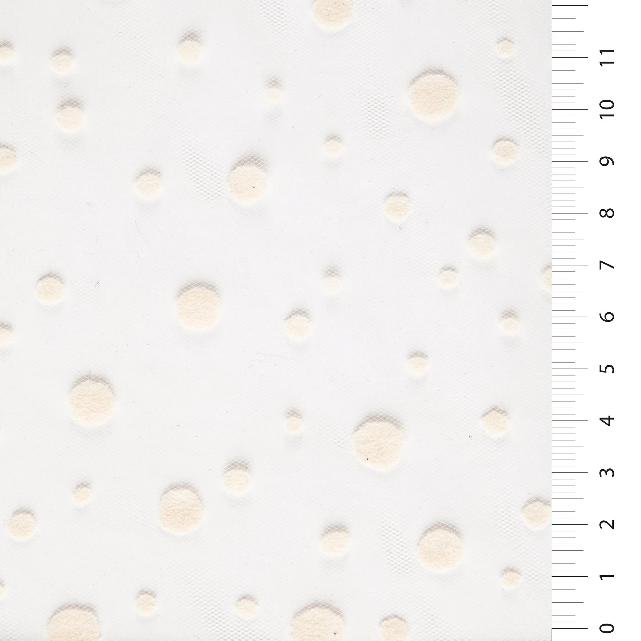 Mixed Size Spotted Flock Tulle Fabric