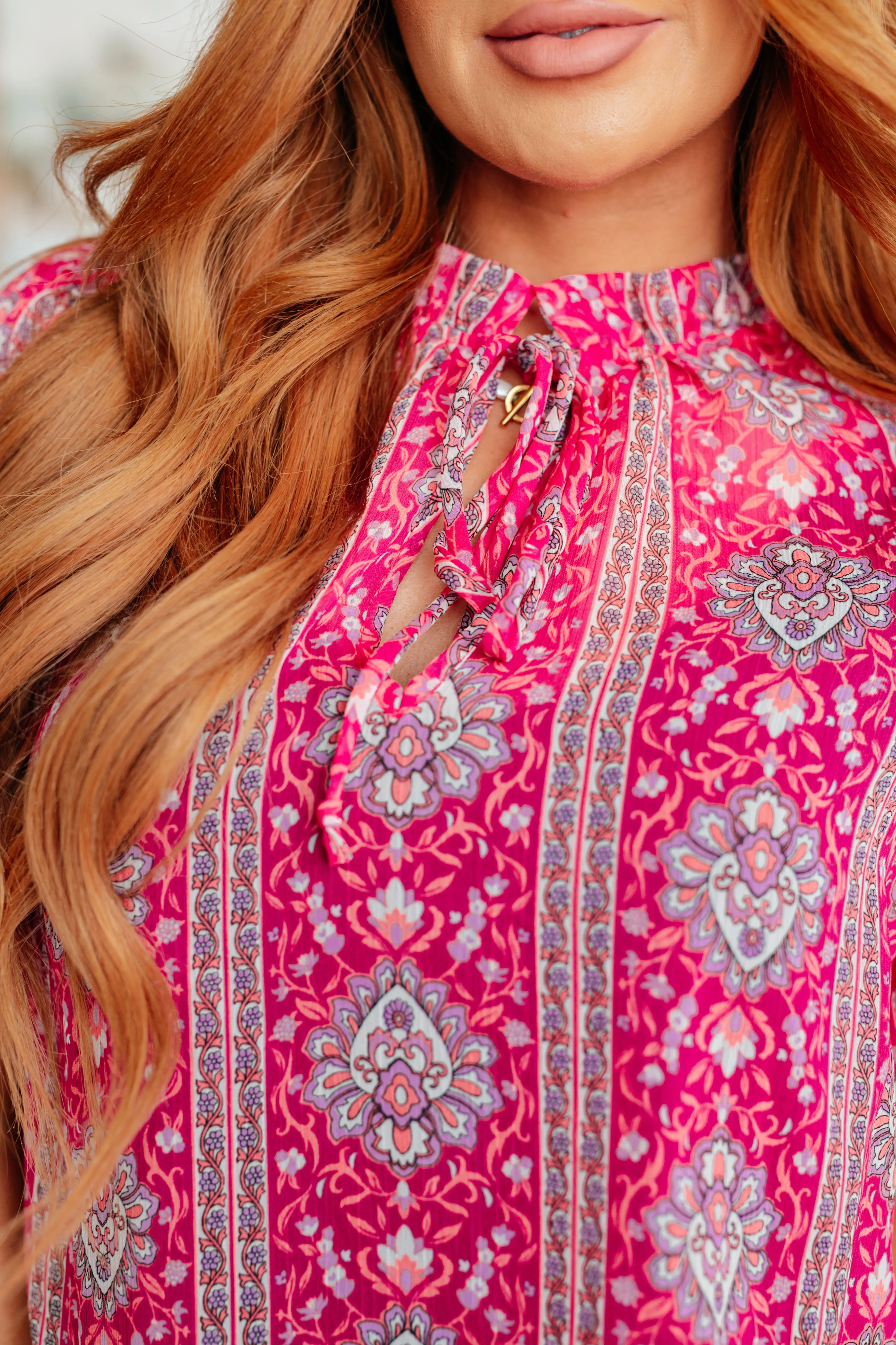Moments Like This V-Neck Bell Sleeve Blouse - 3/17