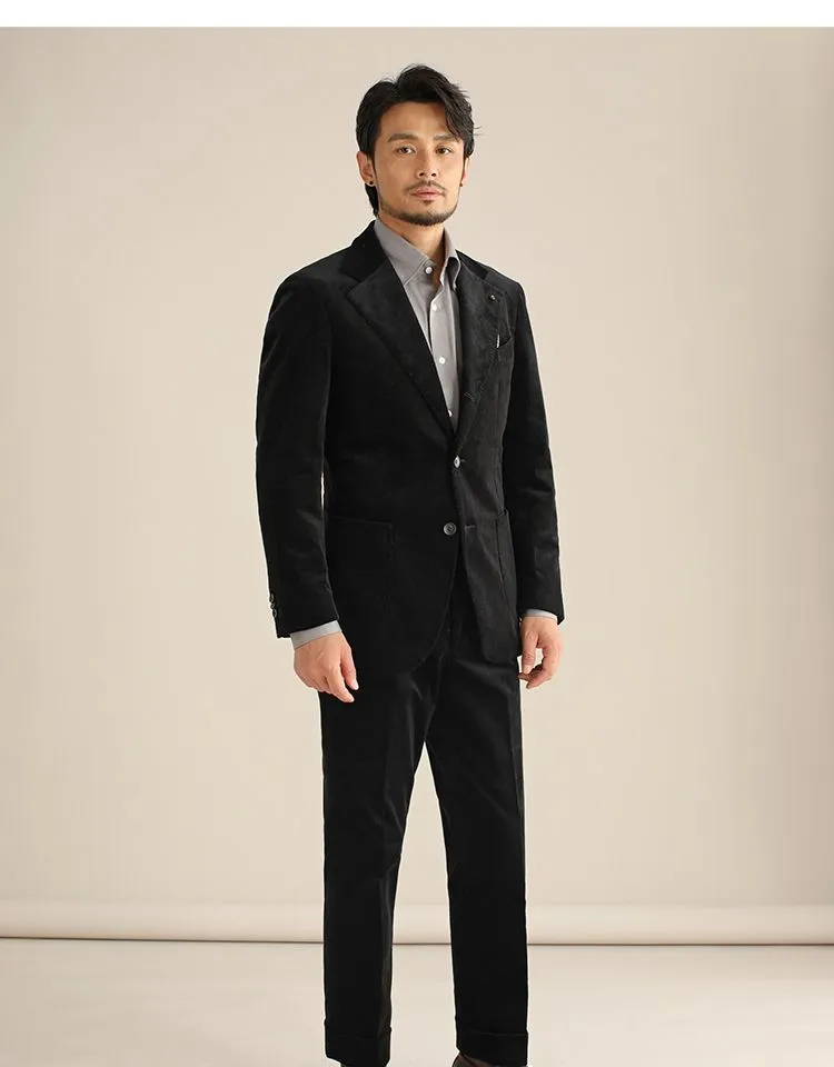 Naples High-Waist Corduroy Trousers