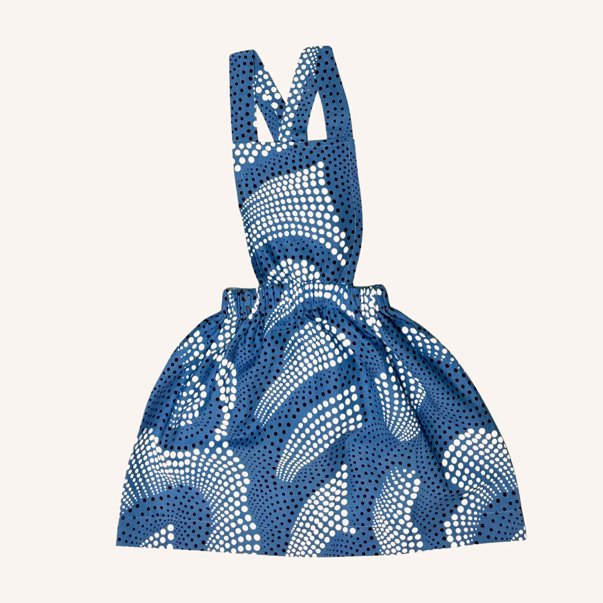 Ndidi Apron Dress | Blue Dot