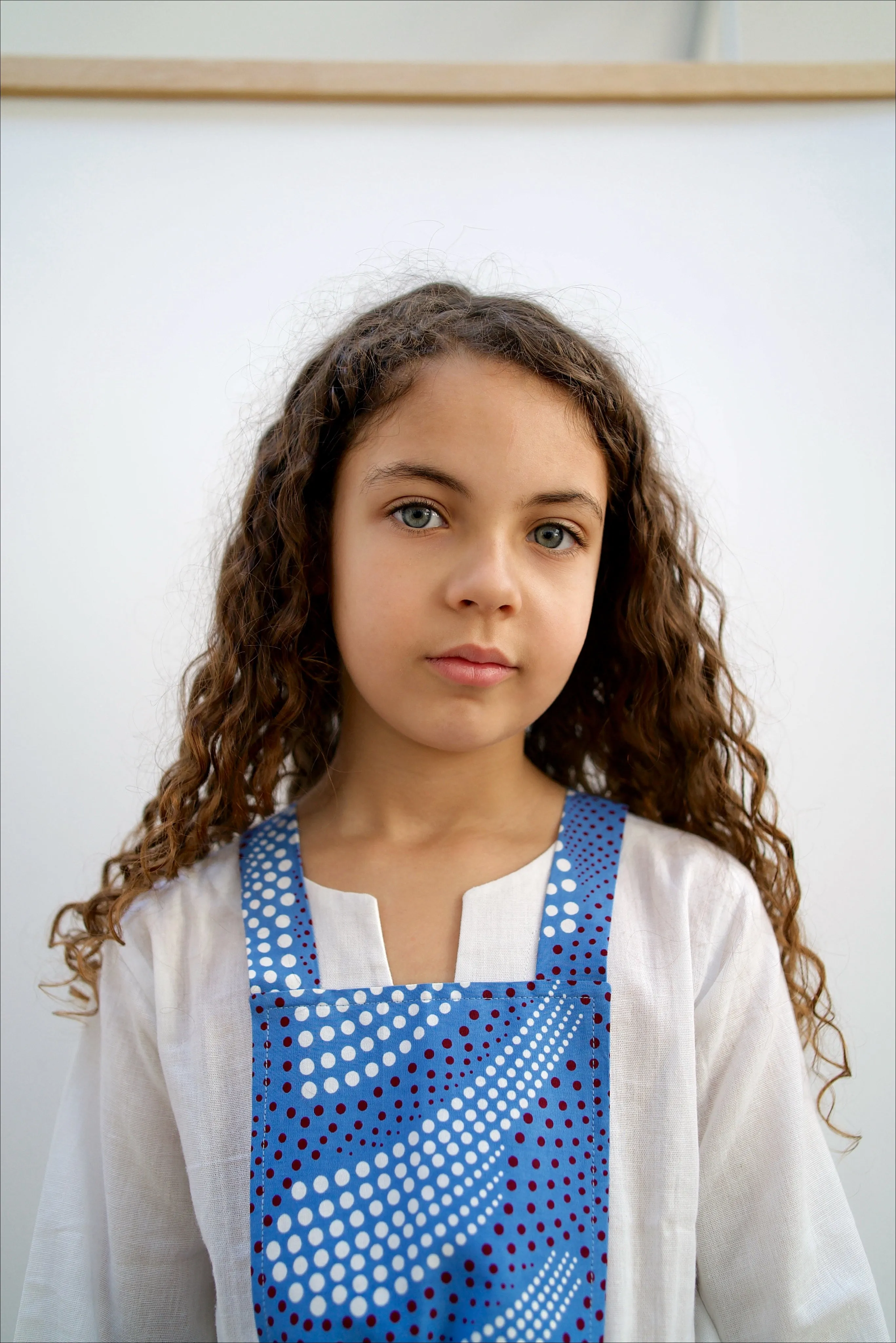 Ndidi Apron Dress | Blue Dot