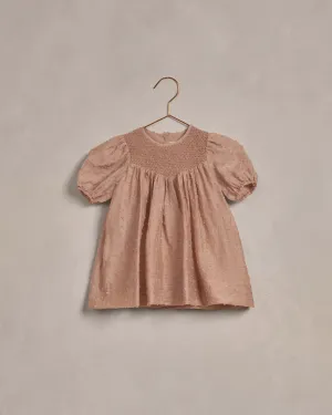 NORA LEE DAPHNE DRESS-DUSTY ROSE