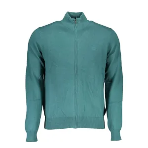 North Sails Green Cotton Men Sweater