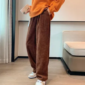 Oversized Corduroy Pants Women