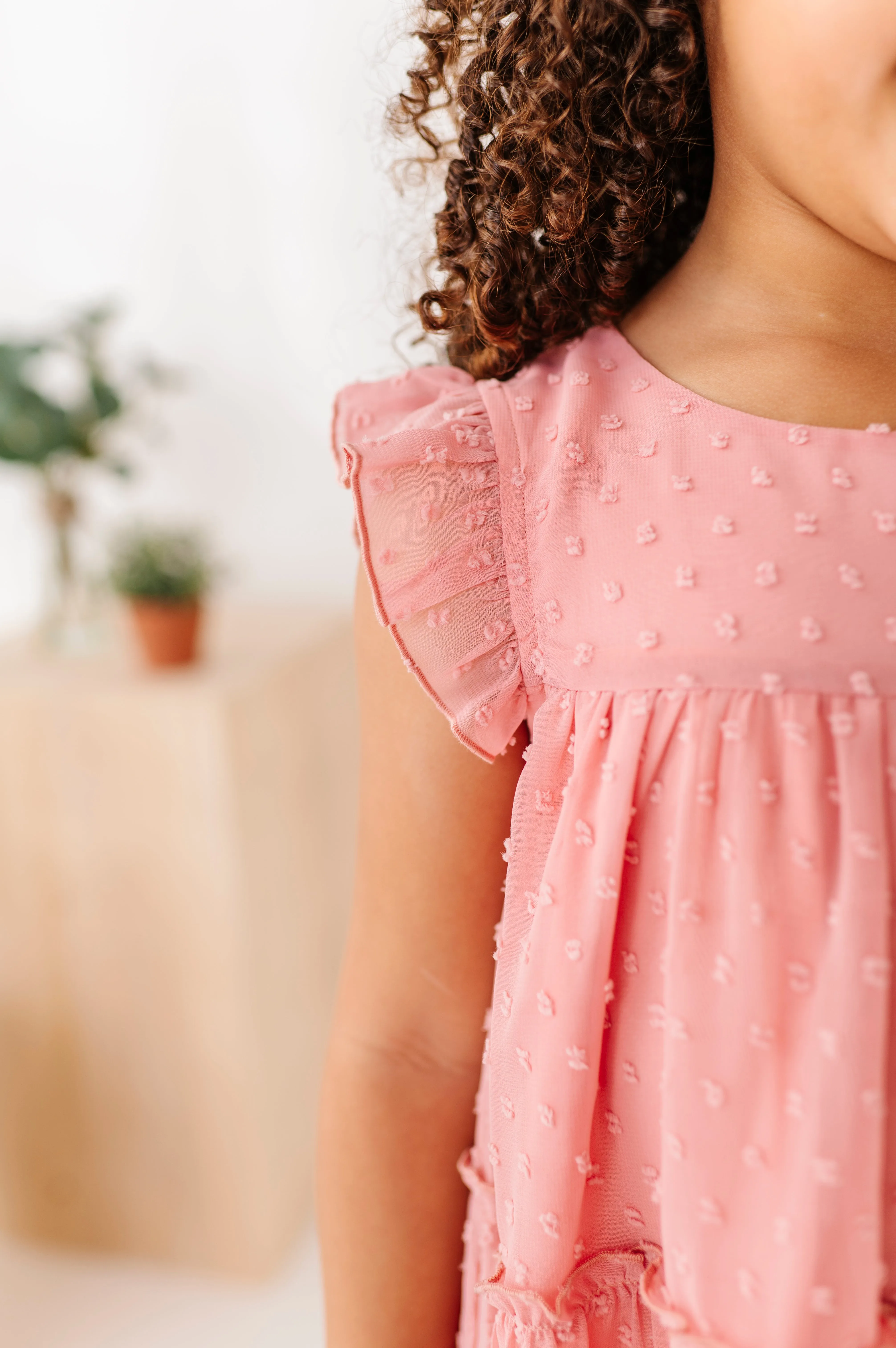 Peaches n’ Cream | Polka Dotty Swing Dress