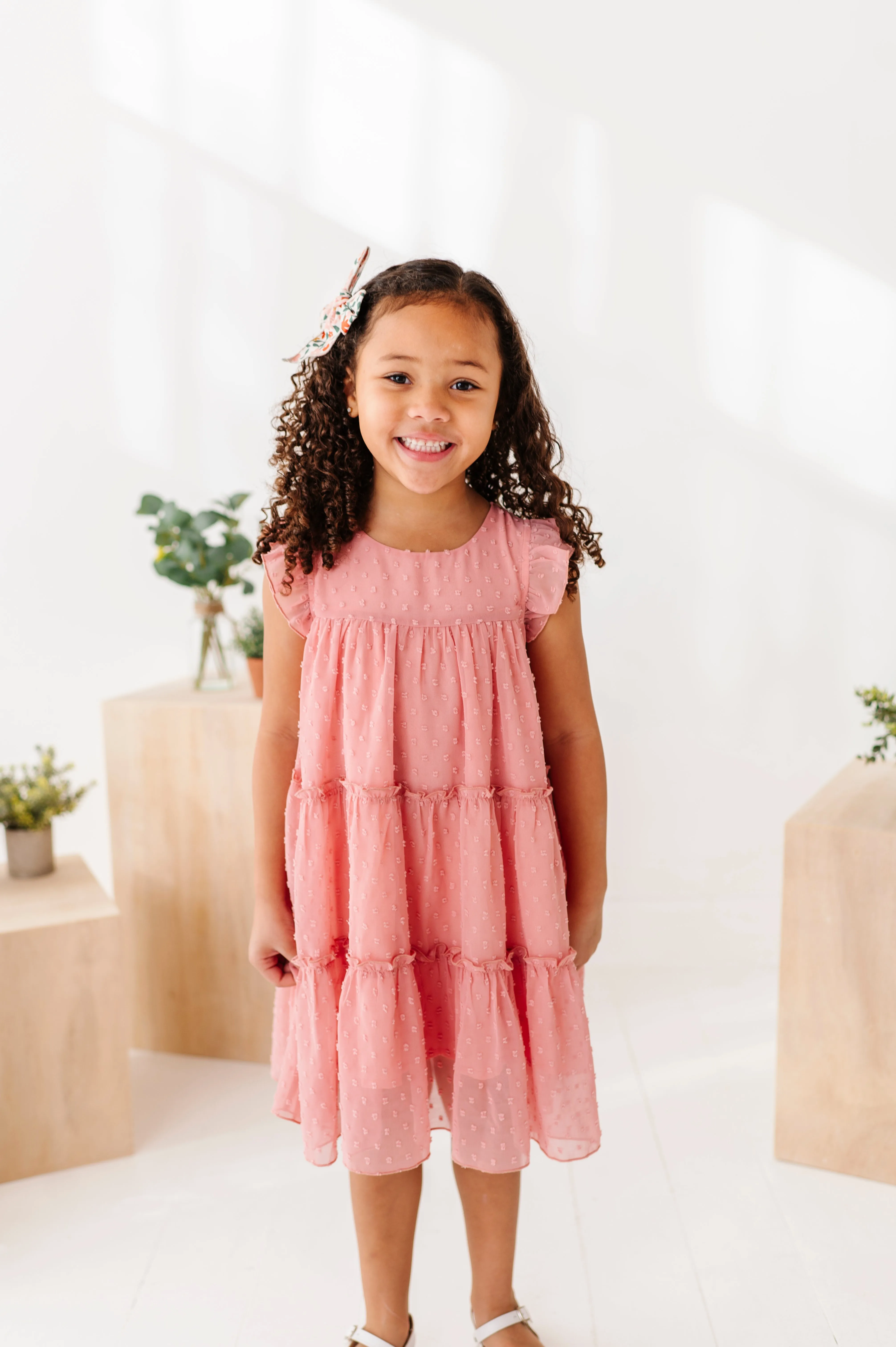Peaches n’ Cream | Polka Dotty Swing Dress