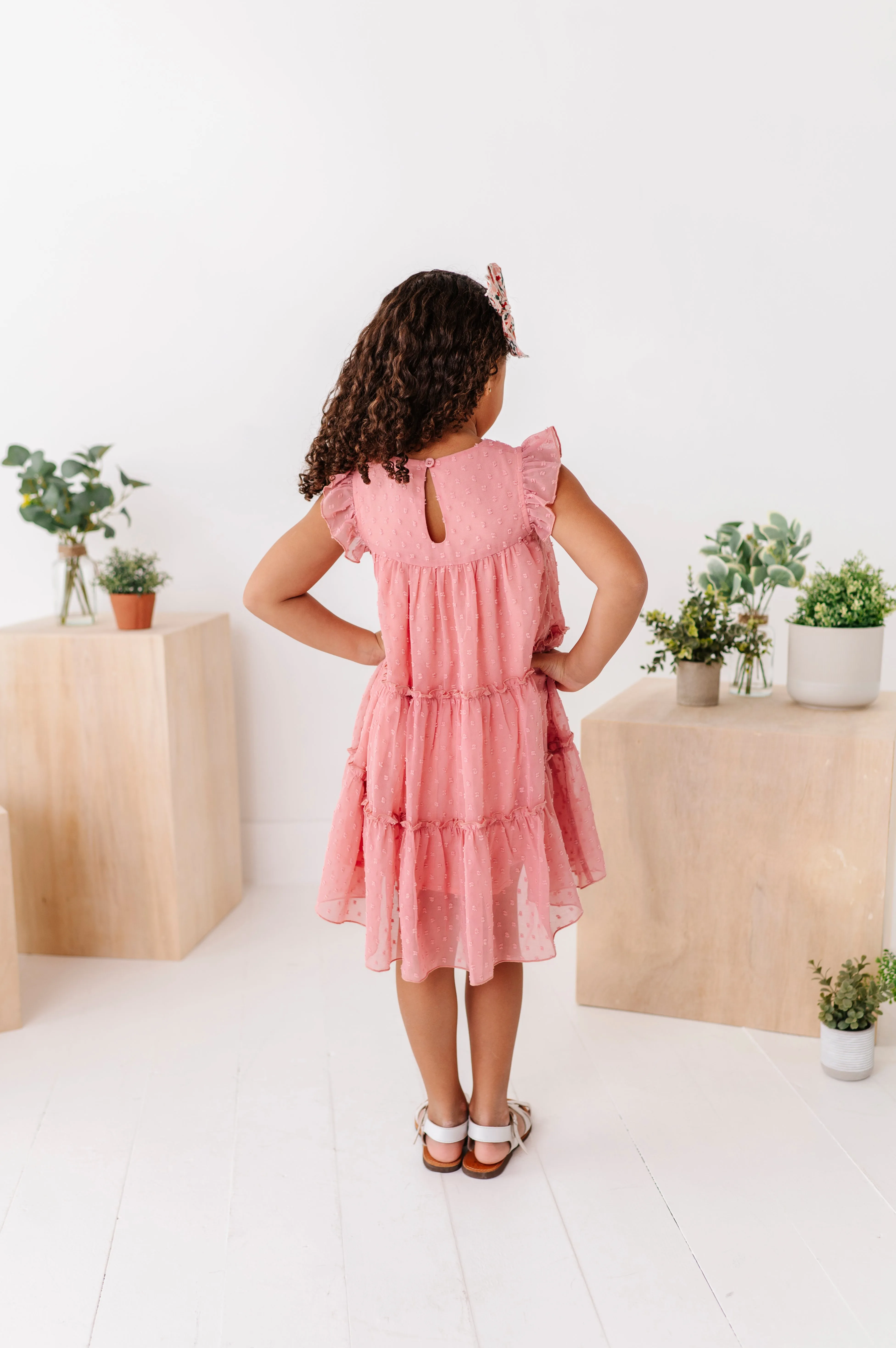 Peaches n’ Cream | Polka Dotty Swing Dress