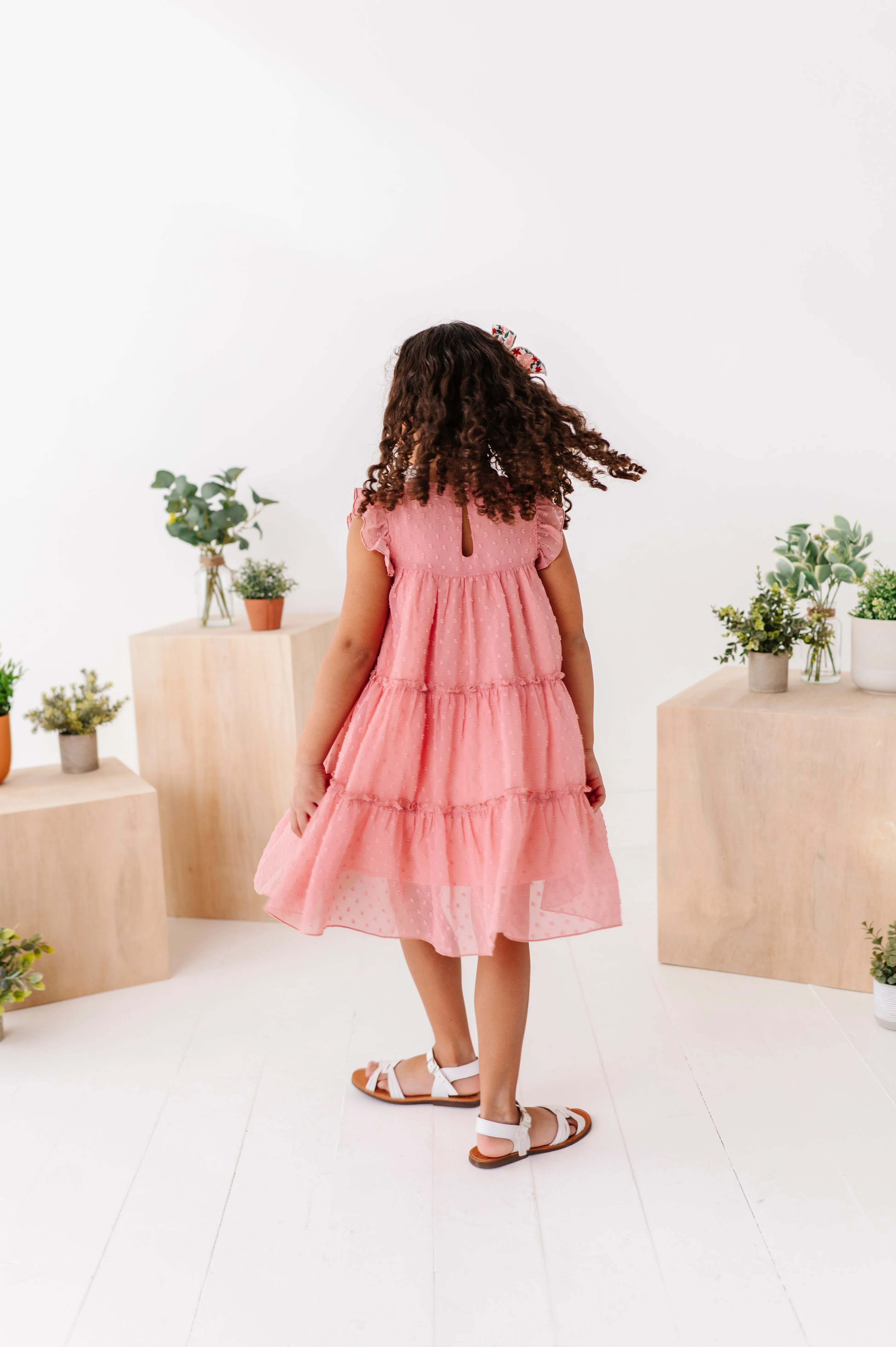 Peaches n’ Cream | Polka Dotty Swing Dress
