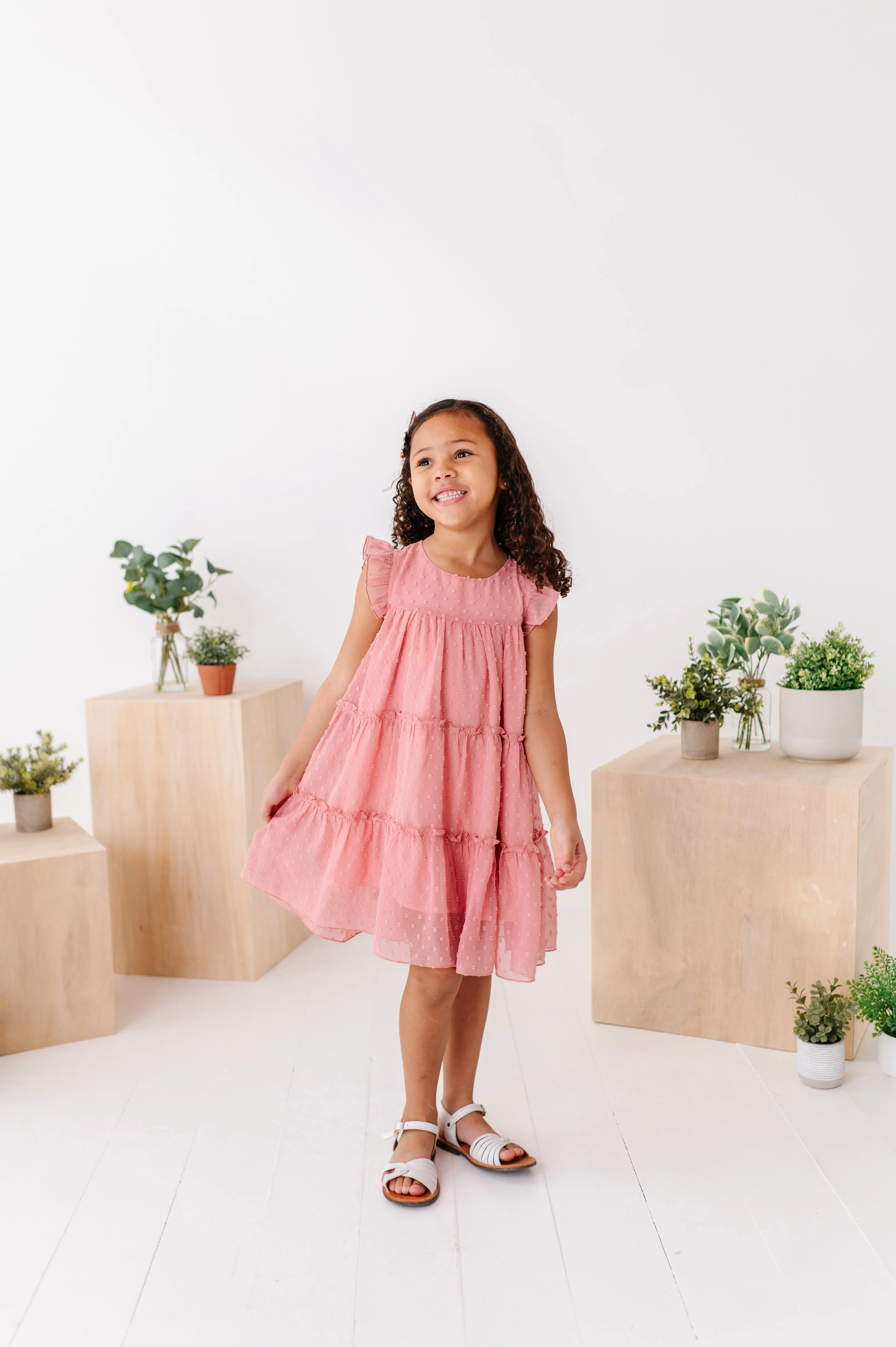 Peaches n’ Cream | Polka Dotty Swing Dress