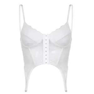 Phillipa Lace Crop Top