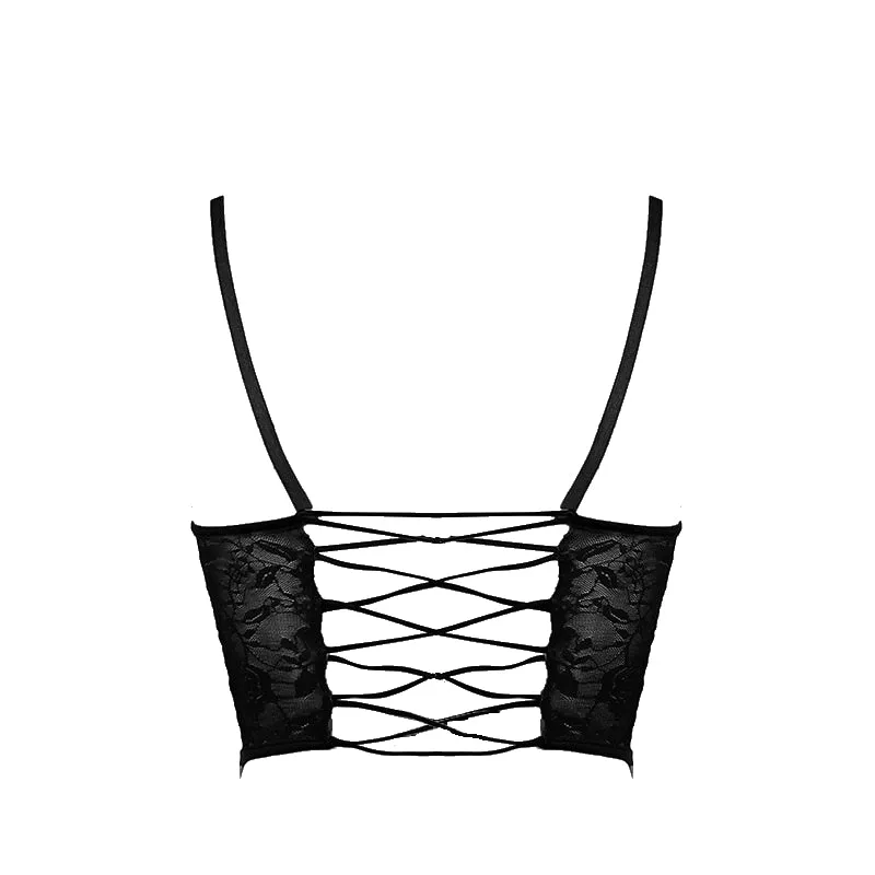Phillipa Lace Crop Top