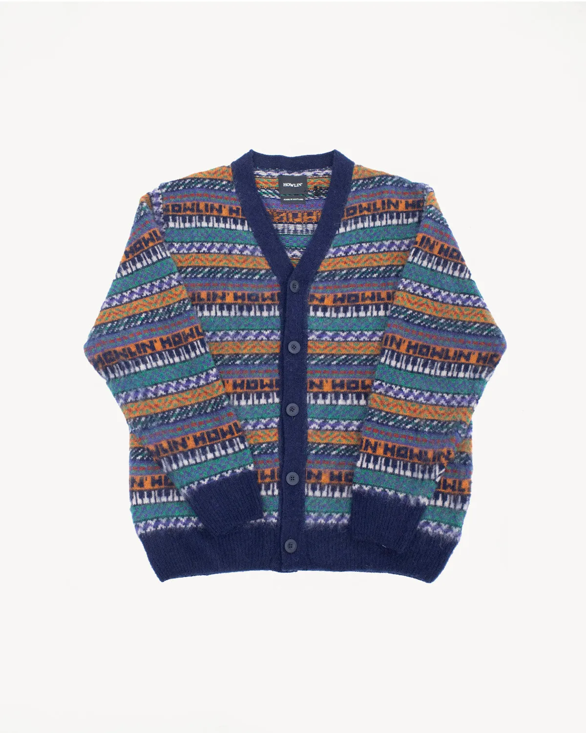 Piano World Cardigan - Orange Dreams